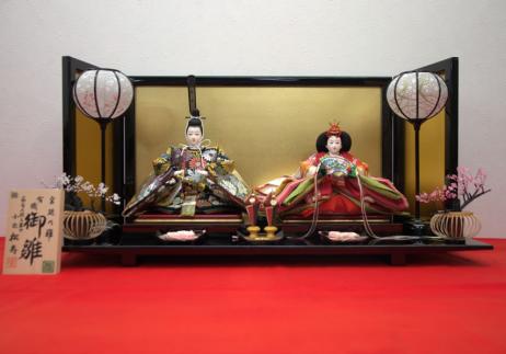 小出松寿作 京九番 親王平台飾り-1