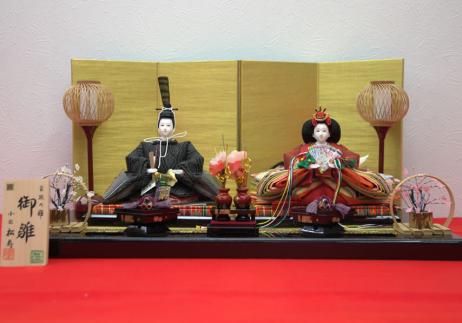 小出松寿作 京十二番正絹親王平台飾り-1